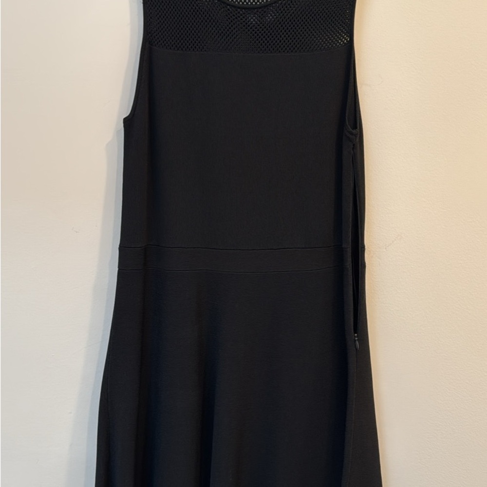 Ann Taylor Black Midi Dress
